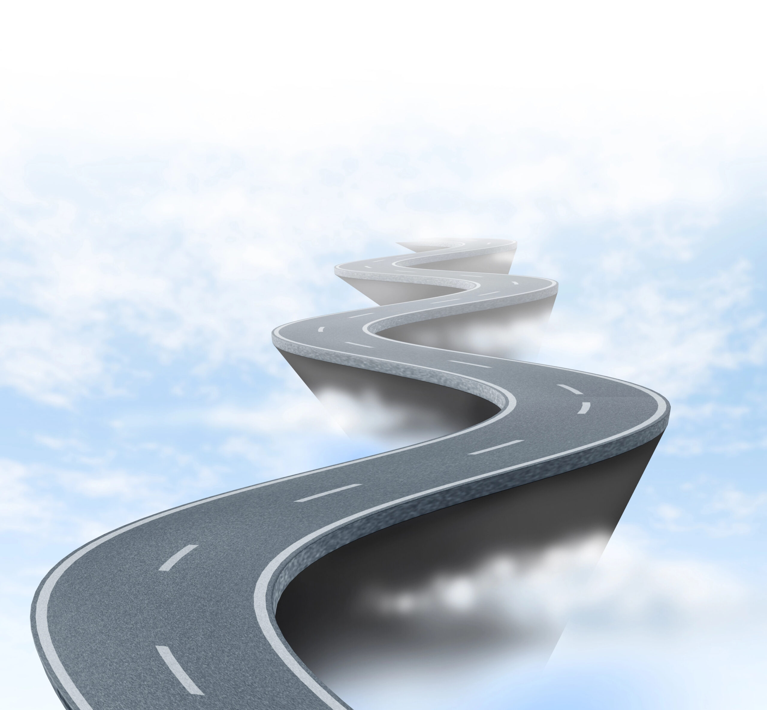 PathForward™ Ecosystem Curvy Roadway in the clouds