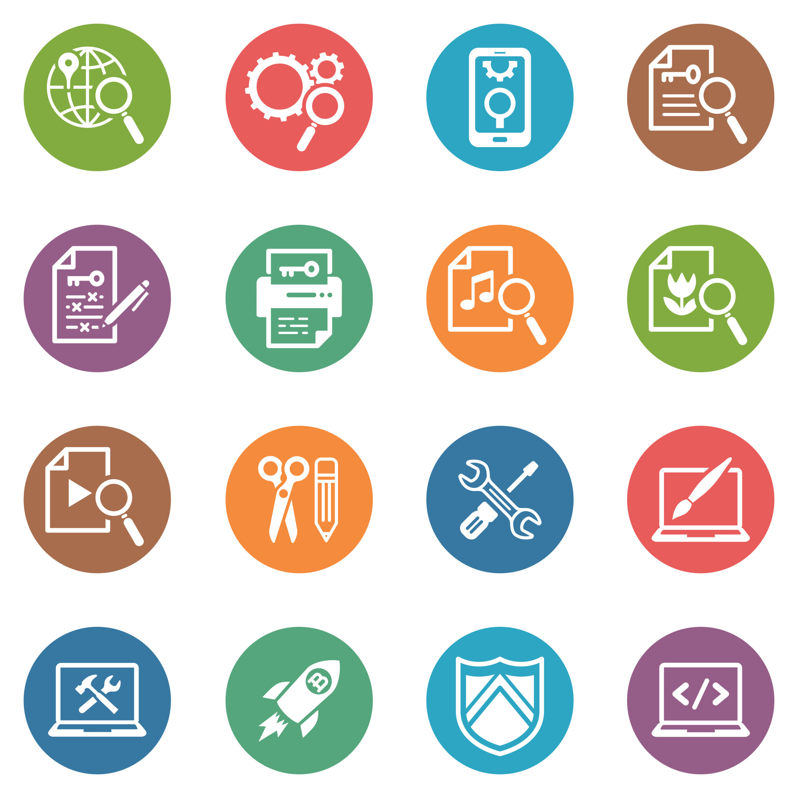 PathForward™ Ecosystem image of SEO & Internet Marketing Icons - Set 1 _ Dot Series