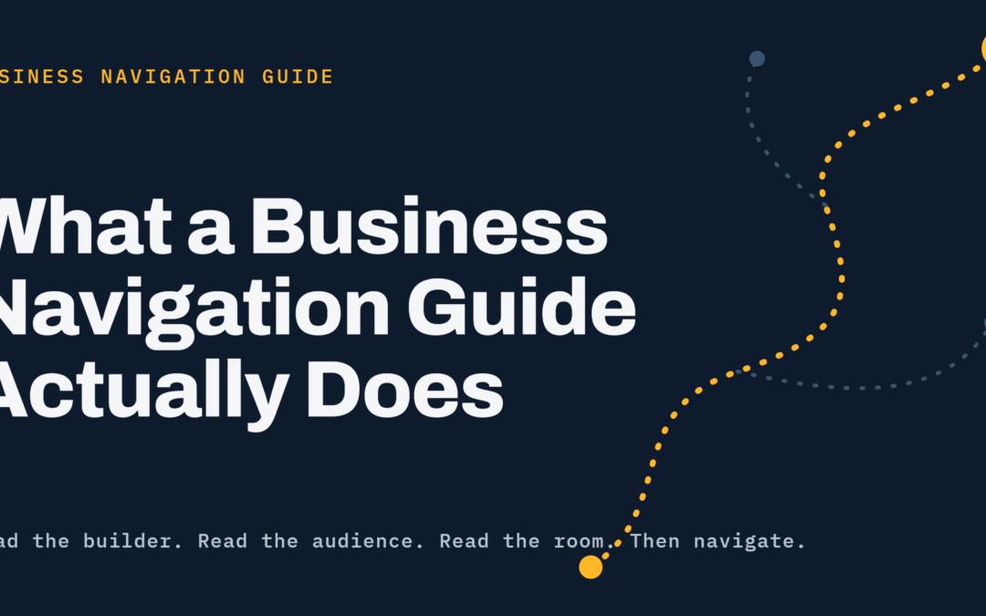 What a Business Navigation Guide Actually Does
