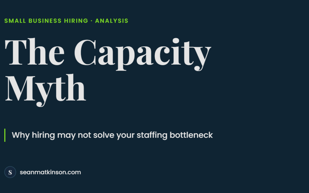 The Capacity Myth Article Cover Image
